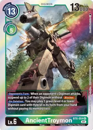 AncientTroymon (BT6-054 R), Double Diamond — Digimon card price