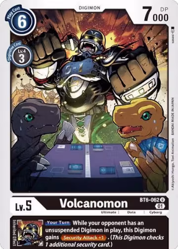 Volcanomon (BT6-062 U), Double Diamond — Digimon card price