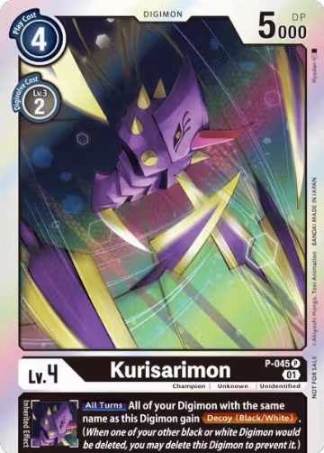 Kurisarimon (P-045 P), Digimon Promotion Cards — Digimon card price