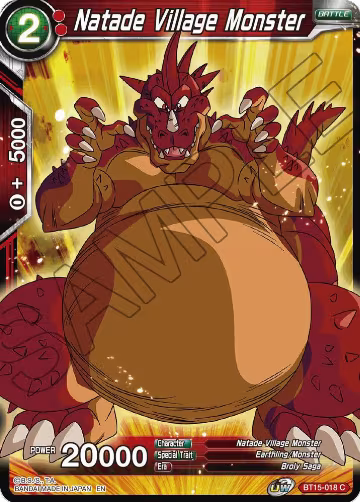 Natade Village Monster (BT15-018), Saiyan Showdown — DB Super card price