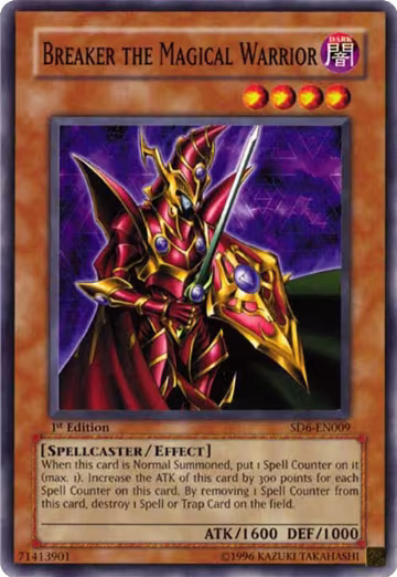 Breaker the Magical Warrior (SD6-EN009), Structure Deck: Spellcaster's Judgment — Yu-Gi-Oh! card price