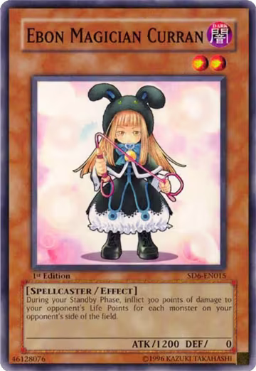 Ebon Magician Curran (SD6-EN015), Structure Deck: Spellcaster's Judgment — Yu-Gi-Oh! card price