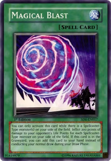 Magical Blast (SD6-EN017), Structure Deck: Spellcaster's Judgment — Yu-Gi-Oh! card price