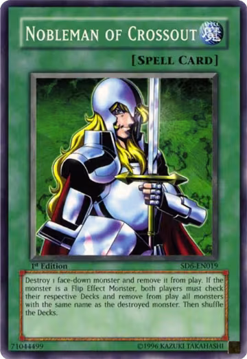 Nobleman of Crossout (SD6-EN019), Structure Deck: Spellcaster's Judgment — Yu-Gi-Oh! card price