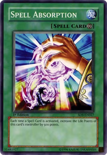 Spell Absorption (SD6-EN027), Structure Deck: Spellcaster's Judgment — Yu-Gi-Oh! card price