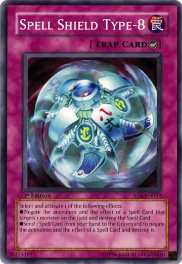 Spell Shield Type-8 (SD6-EN033), Structure Deck: Spellcaster's Judgment — Yu-Gi-Oh! card price