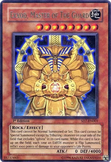 Exxod, Master of the Guard (SD7-EN001) — card price