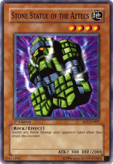 Stone Statue of the Aztecs (SD7-EN007), Structure Deck: Invincible Fortress — Yu-Gi-Oh! card price
