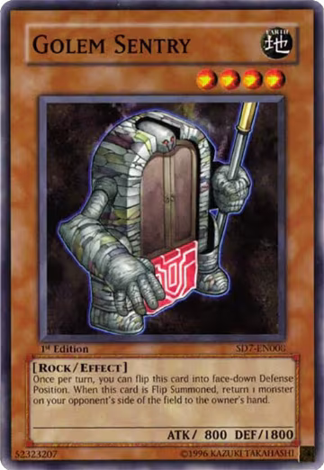 Golem Sentry (SD7-EN008), Structure Deck: Invincible Fortress — Yu-Gi-Oh! card price