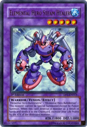 Elemental Hero Steam Healer (DP1-EN013) — card price