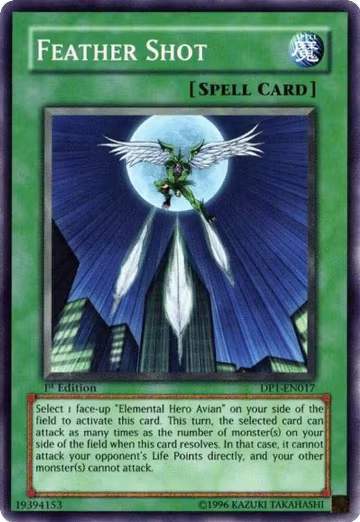 Feather Shot (DP1-EN017), Duelist Pack 1: Jaden Yuki — Yu-Gi-Oh! card price