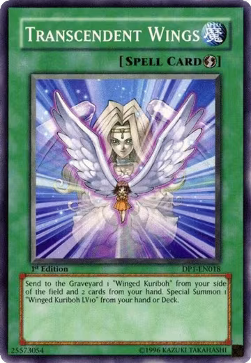 Transcendent Wings (DP1-EN018), Duelist Pack 1: Jaden Yuki — Yu-Gi-Oh! card price