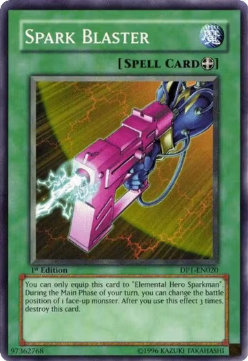 Spark Blaster (DP1-EN020), Duelist Pack 1: Jaden Yuki — Yu-Gi-Oh! card price