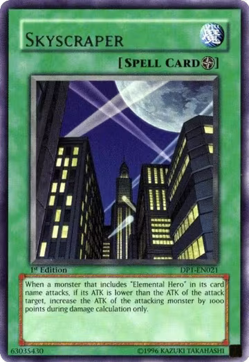 Skyscraper (DP1-EN021), Duelist Pack 1: Jaden Yuki — Yu-Gi-Oh! card price