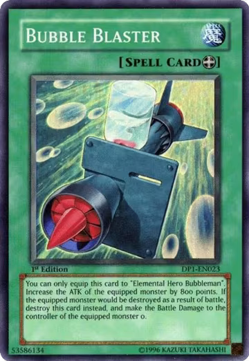 Bubble Blaster (DP1-EN023), Duelist Pack 1: Jaden Yuki — Yu-Gi-Oh! card price