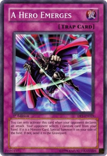 A Hero Emerges (DP1-EN025), Duelist Pack 1: Jaden Yuki — Yu-Gi-Oh! card price