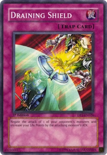 Draining Shield (DP1-EN026), Duelist Pack 1: Jaden Yuki — Yu-Gi-Oh! card price