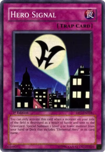 Hero Signal (DP1-EN028), Duelist Pack 1: Jaden Yuki — Yu-Gi-Oh! card price