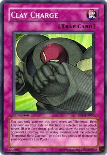 Clay Charge (DP1-EN030), Duelist Pack 1: Jaden Yuki — Yu-Gi-Oh! card price