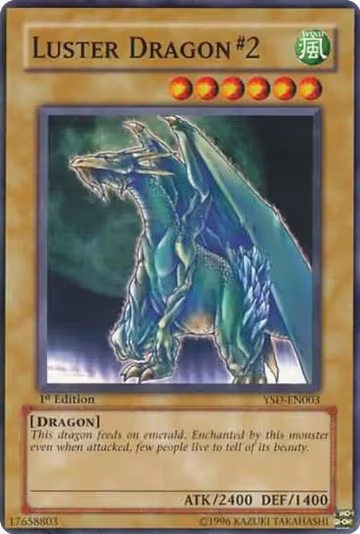 Luster Dragon #2 (YSD-EN003), Starter Deck 2006 — Yu-Gi-Oh! card price