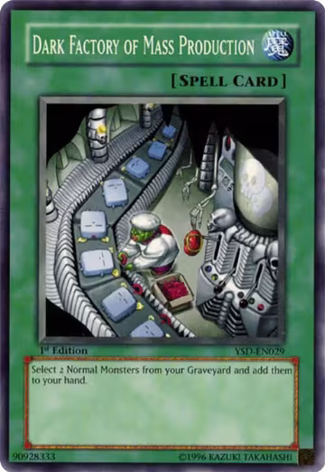 Dark Factory of Mass Production (YSD-EN029), Starter Deck 2006 — Yu-Gi-Oh! card price