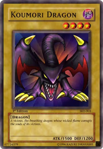 Koumori Dragon (SKE-003), Starter Deck: Kaiba Evolution — Yu-Gi-Oh! card price
