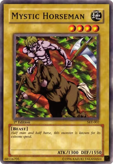 Mystic Horseman (SKE-007), Starter Deck: Kaiba Evolution — Yu-Gi-Oh! card price