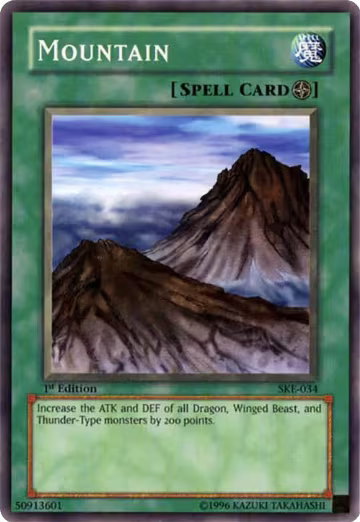 Mountain (SKE-034), Starter Deck: Kaiba Evolution — Yu-Gi-Oh! card price