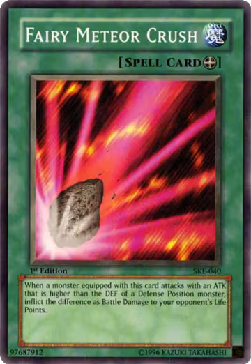 Fairy Meteor Crush (SKE-040), Starter Deck: Kaiba Evolution — Yu-Gi-Oh! card price