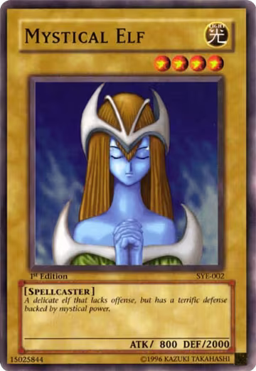 Mystical Elf (SYE-002), Starter Deck: Yugi Evolution — Yu-Gi-Oh! card price