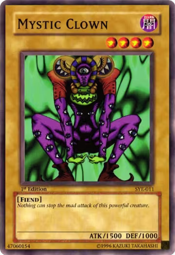 Mystic Clown (SYE-011), Starter Deck: Yugi Evolution — Yu-Gi-Oh! card price