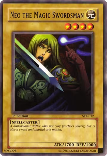 Neo the Magic Swordsman (SYE-012), Starter Deck: Yugi Evolution — Yu-Gi-Oh! card price