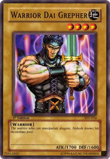 Warrior Dai Grepher (SYE-014), Starter Deck: Yugi Evolution — Yu-Gi-Oh! card price