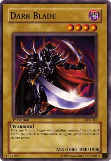 Dark Blade (SYE-015), Starter Deck: Yugi Evolution — Yu-Gi-Oh! card price