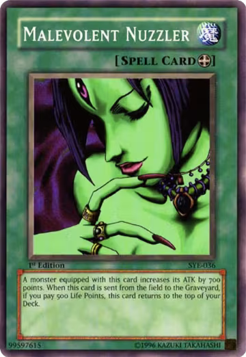 Malevolent Nuzzler (SYE-036), Starter Deck: Yugi Evolution — Yu-Gi-Oh! card price