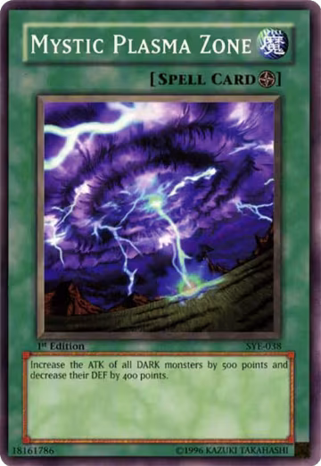 Mystic Plasma Zone (SYE-038), Starter Deck: Yugi Evolution — Yu-Gi-Oh! card price