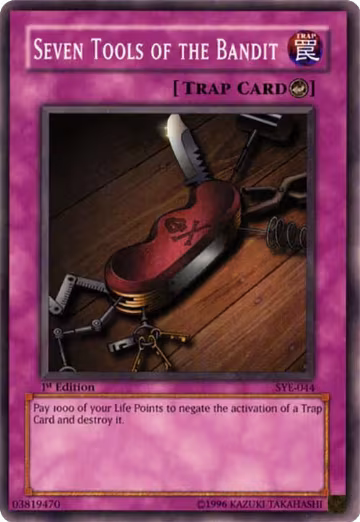 Seven Tools of the Bandit (SYE-044), Starter Deck: Yugi Evolution — Yu-Gi-Oh! card price