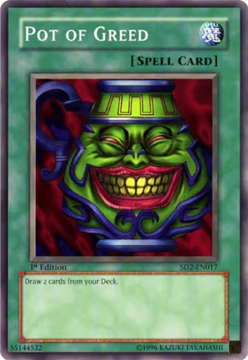 Pot of Greed (SD2-EN017) — card price