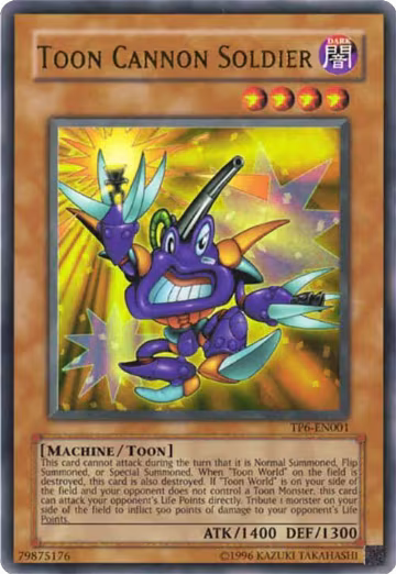 Toon Cannon Soldier (TP6-EN001) — card price