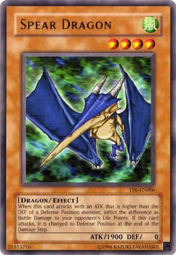 Spear Dragon (TP6-EN006), Tournament Pack 6 — Yu-Gi-Oh! card price