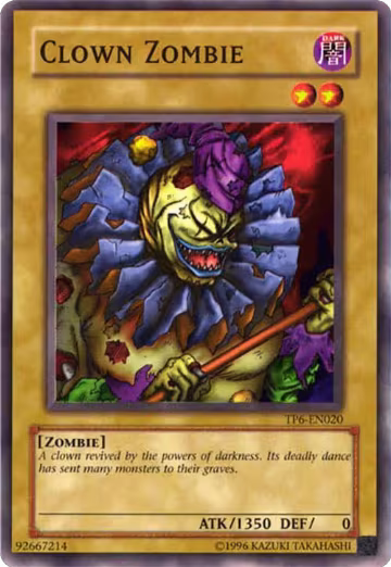 Clown Zombie (TP6-EN020), Tournament Pack 6 — Yu-Gi-Oh! card price