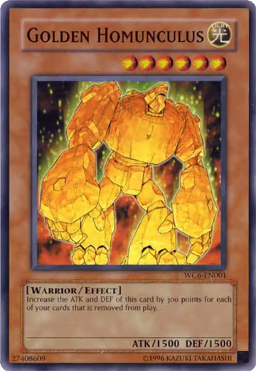 Golden Homunculus (WC6-EN001) — card price