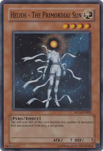 Helios - The Primordial Sun (WC6-EN002) — card price