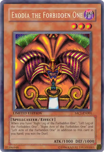 Exodia the Forbidden One (MC1-EN001) — card price