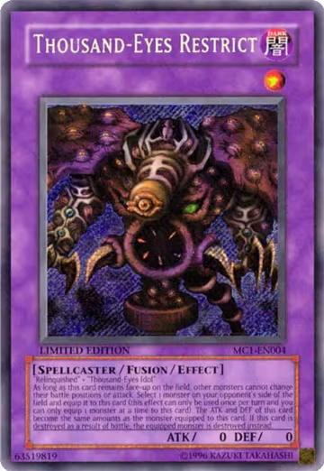 Thousand-Eyes Restrict (MC1-EN004) — card price