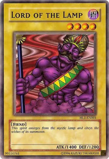 Lord of the Lamp (HL1-EN001), Hobby League 1 — Yu-Gi-Oh! card price