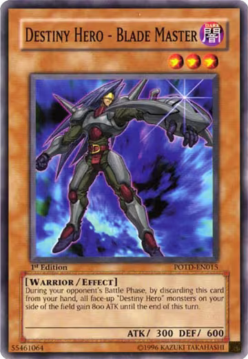 Destiny Hero - Blade Master (POTD-EN015), Power of the Duelist — Yu-Gi-Oh! card price