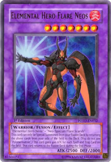 Elemental Hero Flare Neos (POTD-EN032), Power of the Duelist — Yu-Gi-Oh! card price