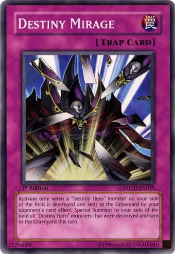 Destiny Mirage (POTD-EN049), Power of the Duelist — Yu-Gi-Oh! card price