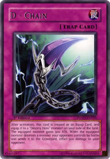 D - Chain (POTD-EN050), Power of the Duelist — Yu-Gi-Oh! card price